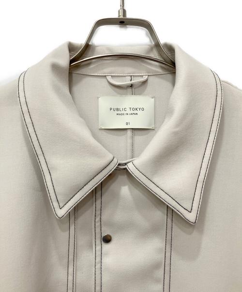 PUBLIC TOKYO（パブリックトウキョウ）PUBLIC TOKYO (パブリックトウキョウ) 長袖シャツ ベージュ サイズ:1の古着・服飾アイテム