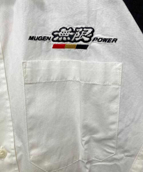 HONDA Racing（ホンダレーシング）HONDA Racing (ホンダレーシング) 半袖シャツ ホワイト×ブラック サイズ:Lの古着・服飾アイテム