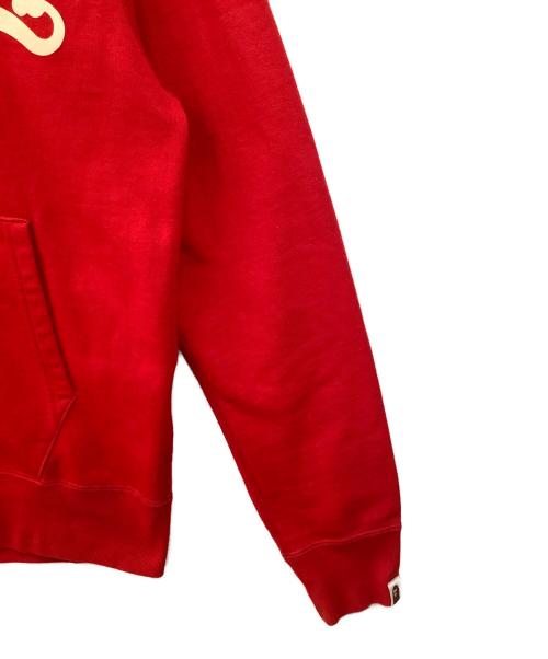 A BATHING APE（アベイシングエイプ）A BATHING APE (アベイシングエイプ) ジップパーカー レッド サイズ:Mの古着・服飾アイテム