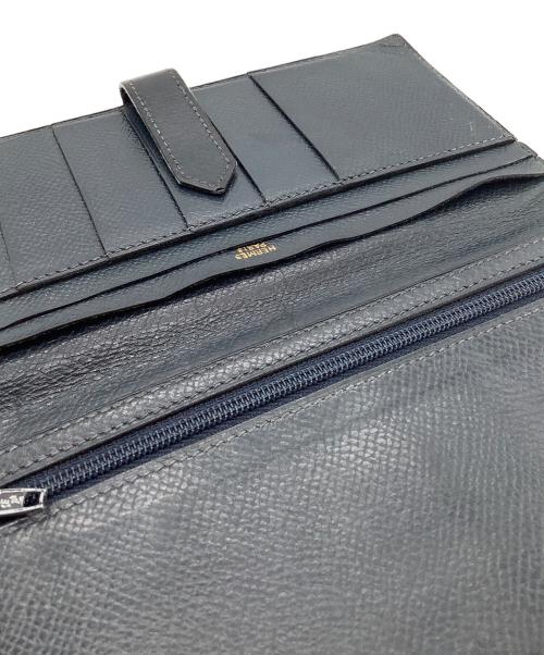 HERMES（エルメス）HERMES (エルメス) ベアン　長財布 ネイビーの古着・服飾アイテム