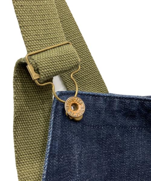 Maden Workwear（メイデンワークウェアー）Maden workwear (メイデンワークウェアー) 海軍ミリタリーオーバーオールサロペットデニムパンツ インディゴ サイズ:XXLの古着・服飾アイテム