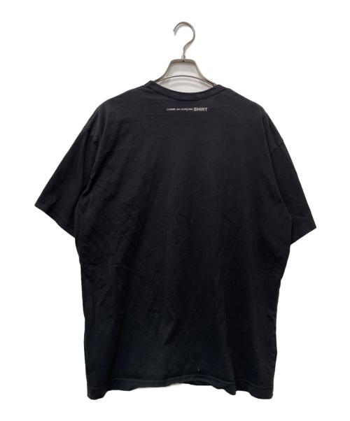 COMME des GARCONS SHIRT（コムデギャルソンシャツ）COMME des GARCONS SHIRT (コムデギャルソンシャツ) 半袖Tシャツ ブラック サイズ:Lの古着・服飾アイテム