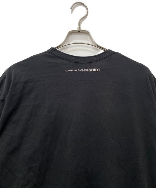 COMME des GARCONS SHIRT（コムデギャルソンシャツ）COMME des GARCONS SHIRT (コムデギャルソンシャツ) 半袖Tシャツ ブラック サイズ:Lの古着・服飾アイテム