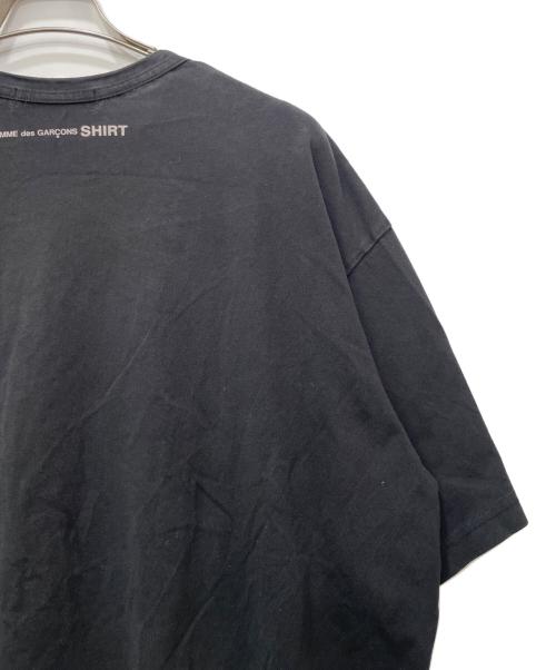 COMME des GARCONS SHIRT（コムデギャルソンシャツ）COMME des GARCONS SHIRT (コムデギャルソンシャツ) 半袖Tシャツ ブラック サイズ:Lの古着・服飾アイテム