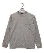 COMME des GARCONS HOMMEコムデギャルソン オム）の古着「長袖カットソー」｜グレー