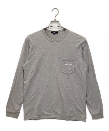 COMME des GARCONS HOMME 長袖カットソー グレー 中古・古着通販】COMME des GARCONS HOMME (コムデギャルソン オム
