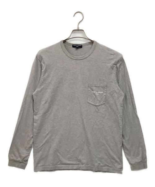 COMME des GARCONS HOMME（コムデギャルソン オム）COMME des GARCONS HOMME (コムデギャルソン オム) 長袖カットソー グレー サイズ:Lの古着・服飾アイテム