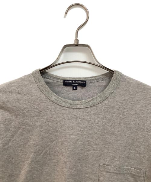 COMME des GARCONS HOMME（コムデギャルソン オム）COMME des GARCONS HOMME (コムデギャルソン オム) 長袖カットソー グレー サイズ:Lの古着・服飾アイテム