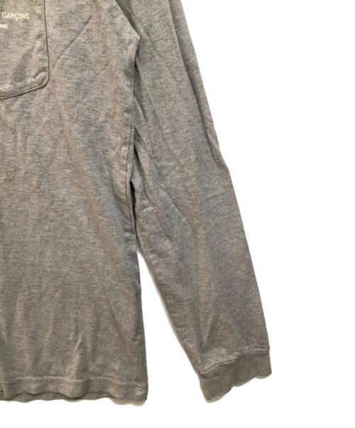 COMME des GARCONS HOMME（コムデギャルソン オム）COMME des GARCONS HOMME (コムデギャルソン オム) 長袖カットソー グレー サイズ:Lの古着・服飾アイテム