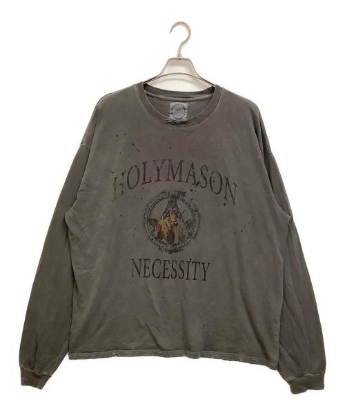 SOMEIT（サミット）SOMEIT (サミット) 長袖カットソー グレー サイズ:XLの古着・服飾アイテム