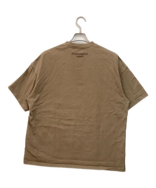 PERSONSOUL（パーソンソウル）PERSONSOUL (パーソンソウル) 半袖Tシャツ ベージュ サイズ:Mの古着・服飾アイテム