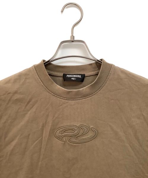 PERSONSOUL（パーソンソウル）PERSONSOUL (パーソンソウル) 半袖Tシャツ ベージュ サイズ:Mの古着・服飾アイテム