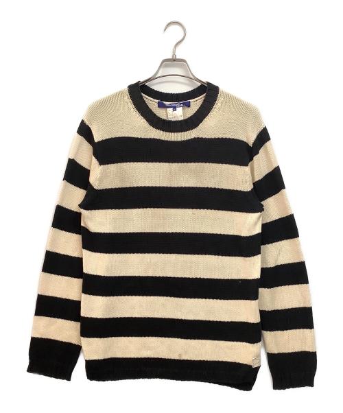 COMME des GARCONS JUNYA WATANABE MAN（コム デ ギャルソン ジュンヤ ワタナベ マン）COMME des GARCONS JUNYA WATANABE MAN (コム デ ギャルソン ジュンヤ ワタナベ マン) セーター ブラック×ホワイト サイズ:Mの古着・服飾アイテム