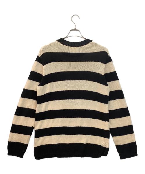 COMME des GARCONS JUNYA WATANABE MAN（コム デ ギャルソン ジュンヤ ワタナベ マン）COMME des GARCONS JUNYA WATANABE MAN (コム デ ギャルソン ジュンヤ ワタナベ マン) セーター ブラック×ホワイト サイズ:Mの古着・服飾アイテム