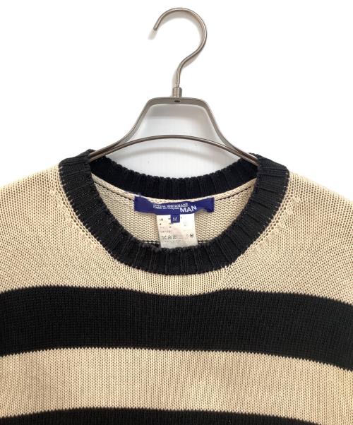 COMME des GARCONS JUNYA WATANABE MAN（コム デ ギャルソン ジュンヤ ワタナベ マン）COMME des GARCONS JUNYA WATANABE MAN (コム デ ギャルソン ジュンヤ ワタナベ マン) セーター ブラック×ホワイト サイズ:Mの古着・服飾アイテム