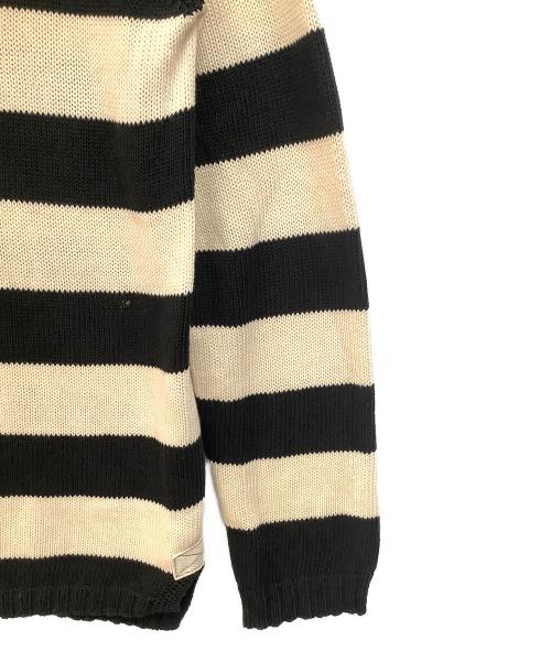 COMME des GARCONS JUNYA WATANABE MAN（コム デ ギャルソン ジュンヤ ワタナベ マン）COMME des GARCONS JUNYA WATANABE MAN (コム デ ギャルソン ジュンヤ ワタナベ マン) セーター ブラック×ホワイト サイズ:Mの古着・服飾アイテム