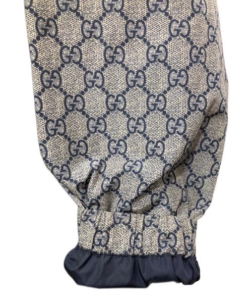 GUCCI（グッチ）GUCCI (グッチ) テクニカルジャージジャケット グレー×ネイビー サイズ:Sの古着・服飾アイテム