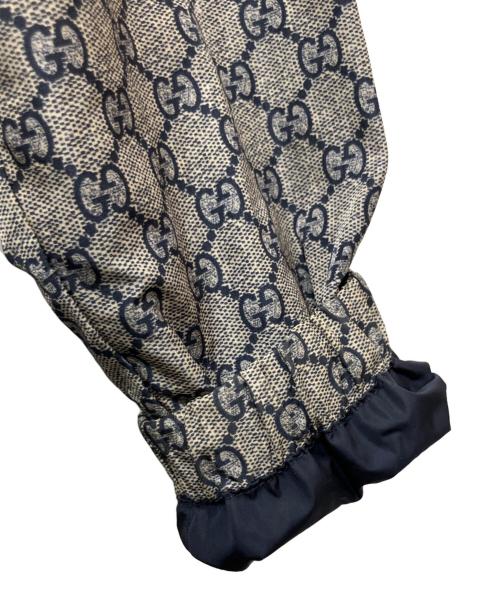 GUCCI（グッチ）GUCCI (グッチ) テクニカルジャージジャケット グレー×ネイビー サイズ:Sの古着・服飾アイテム