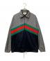 GUCCI（グッチ）の古着「テクニカルジャージジャケット」｜グレー×ネイビー
