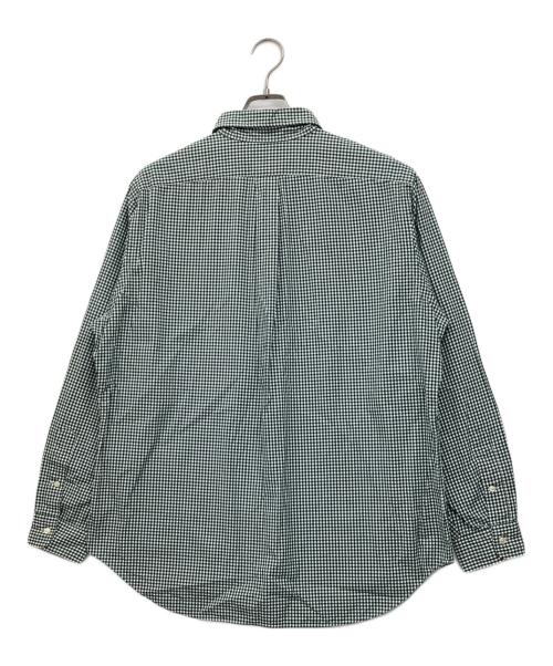 RALPH LAUREN（ラルフローレン）RALPH LAUREN (ラルフローレン) 長袖シャツ グリーン×ホワイト サイズ:16 1/2 34/35の古着・服飾アイテム