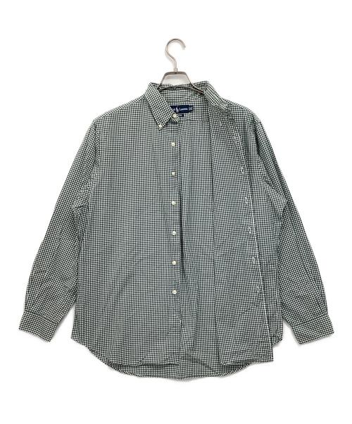 RALPH LAUREN（ラルフローレン）RALPH LAUREN (ラルフローレン) 長袖シャツ グリーン×ホワイト サイズ:16 1/2 34/35の古着・服飾アイテム