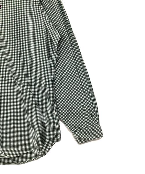 RALPH LAUREN（ラルフローレン）RALPH LAUREN (ラルフローレン) 長袖シャツ グリーン×ホワイト サイズ:16 1/2 34/35の古着・服飾アイテム