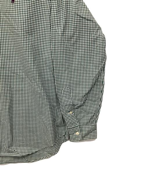 RALPH LAUREN（ラルフローレン）RALPH LAUREN (ラルフローレン) 長袖シャツ グリーン×ホワイト サイズ:16 1/2 34/35の古着・服飾アイテム