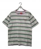 SUPREMEシュプリーム）の古着「半袖Tシャツ」｜グリーン×グレー