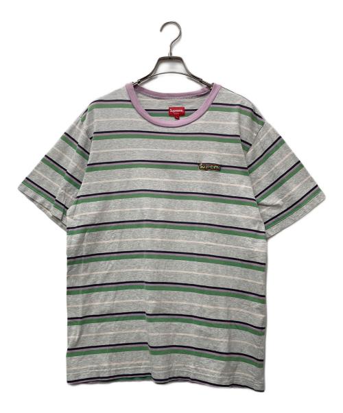 SUPREME（シュプリーム）SUPREME (シュプリーム) 半袖Tシャツ グリーン×グレー サイズ:Lの古着・服飾アイテム