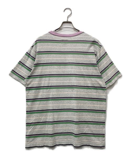 SUPREME（シュプリーム）SUPREME (シュプリーム) 半袖Tシャツ グリーン×グレー サイズ:Lの古着・服飾アイテム