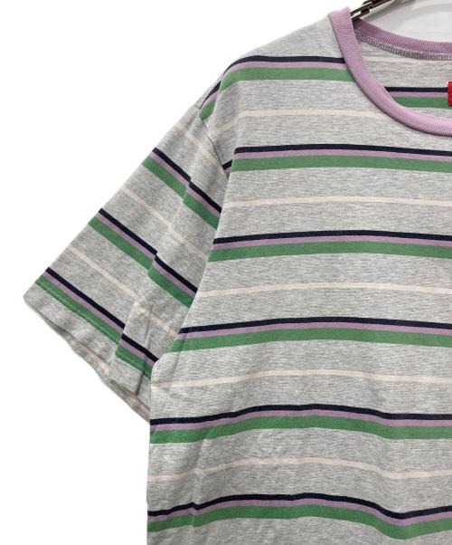 SUPREME（シュプリーム）SUPREME (シュプリーム) 半袖Tシャツ グリーン×グレー サイズ:Lの古着・服飾アイテム