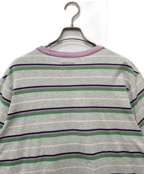SUPREME（シュプリーム）SUPREME (シュプリーム) 半袖Tシャツ グリーン×グレー サイズ:Lの古着・服飾アイテム