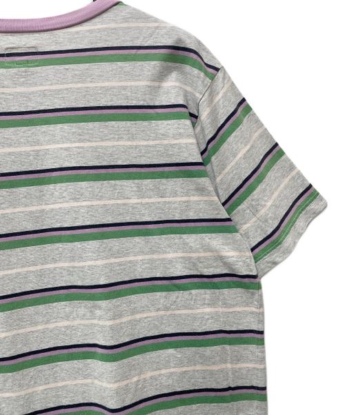 SUPREME（シュプリーム）SUPREME (シュプリーム) 半袖Tシャツ グリーン×グレー サイズ:Lの古着・服飾アイテム