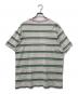 SUPREME (シュプリーム) 半袖Tシャツ グリーン×グレー サイズ:L：7000円