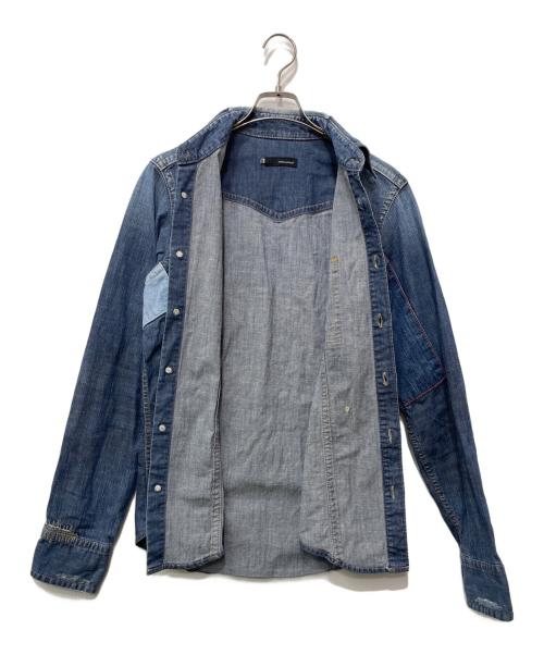 DSQUARED2（ディースクエアード）DSQUARED2 (ディースクエアード) デニムシャツ インディゴ サイズ:48の古着・服飾アイテム