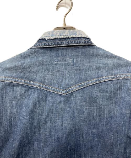 DSQUARED2（ディースクエアード）DSQUARED2 (ディースクエアード) デニムシャツ インディゴ サイズ:48の古着・服飾アイテム