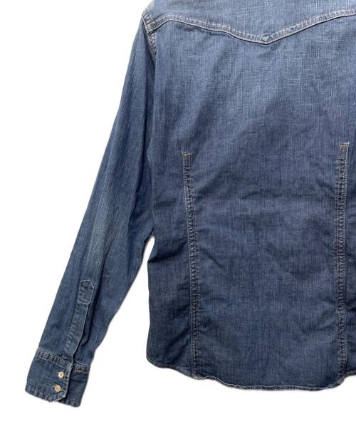 DSQUARED2（ディースクエアード）DSQUARED2 (ディースクエアード) デニムシャツ インディゴ サイズ:48の古着・服飾アイテム