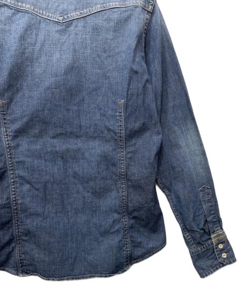 DSQUARED2（ディースクエアード）DSQUARED2 (ディースクエアード) デニムシャツ インディゴ サイズ:48の古着・服飾アイテム