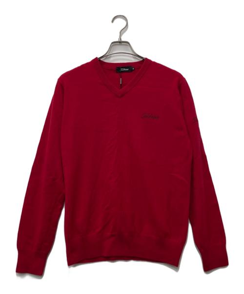 Titleist（タイトリスト）Titleist (タイトリスト) ニット レッド サイズ:M 未使用品の古着・服飾アイテム