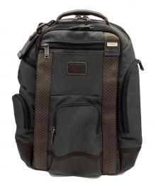 TUMI（トゥミ）の古着「Shaw Deluxe Brief Pack　リュック」｜ブラウン×グレー