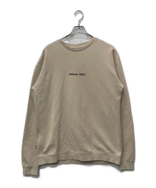 stussy（ステューシー）stussy (ステューシー) スウェット ベージュ サイズ:Mの古着・服飾アイテム