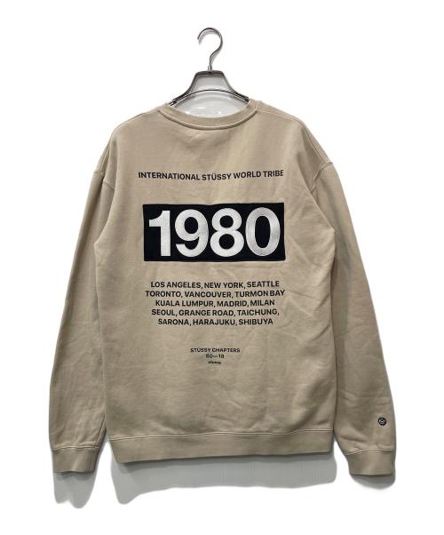 stussy（ステューシー）stussy (ステューシー) スウェット ベージュ サイズ:Mの古着・服飾アイテム