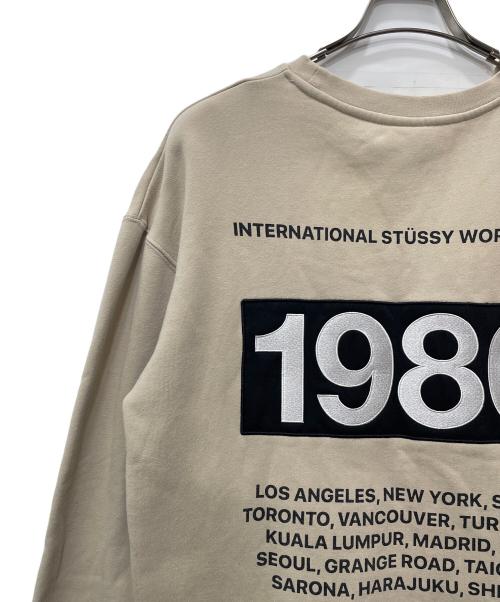 stussy（ステューシー）stussy (ステューシー) スウェット ベージュ サイズ:Mの古着・服飾アイテム
