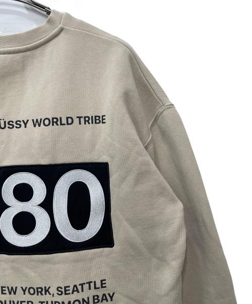 stussy（ステューシー）stussy (ステューシー) スウェット ベージュ サイズ:Mの古着・服飾アイテム