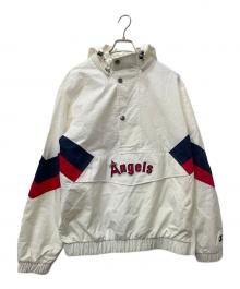 STARTER（スターター）の古着「アノラックパーカー」｜ホワイト×ネイビー