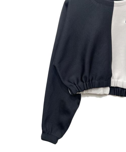 adidas（アディダス）adidas (アディダス) スウェット ブラック×ホワイト サイズ:Mの古着・服飾アイテム