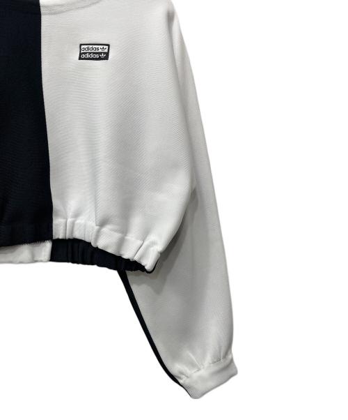 adidas（アディダス）adidas (アディダス) スウェット ブラック×ホワイト サイズ:Mの古着・服飾アイテム