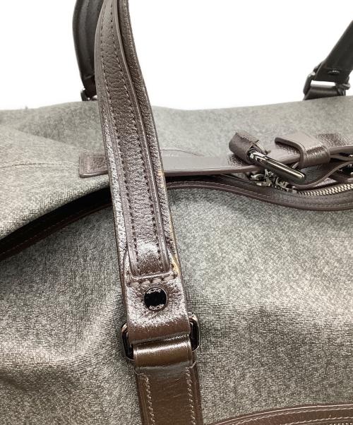 TUMI（トゥミ）TUMI (トゥミ) Bedford Westley Weekender Bag グレー×ブラウンの古着・服飾アイテム