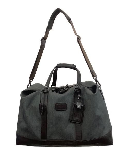 TUMI（トゥミ）TUMI (トゥミ) Bedford Westley Weekender Bag グレー×ブラウンの古着・服飾アイテム