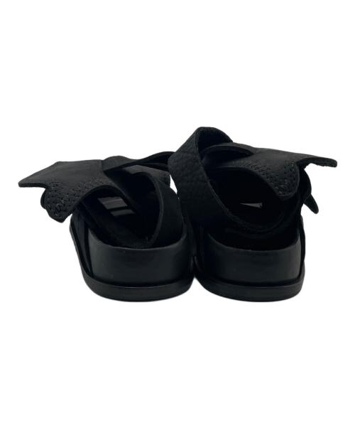BIRKENSTOCK（ビルケンシュトック）BIRKENSTOCK (ビルケンシュトック) ブカレストオイルレザーサンタダル ブラック サイズ:24の古着・服飾アイテム